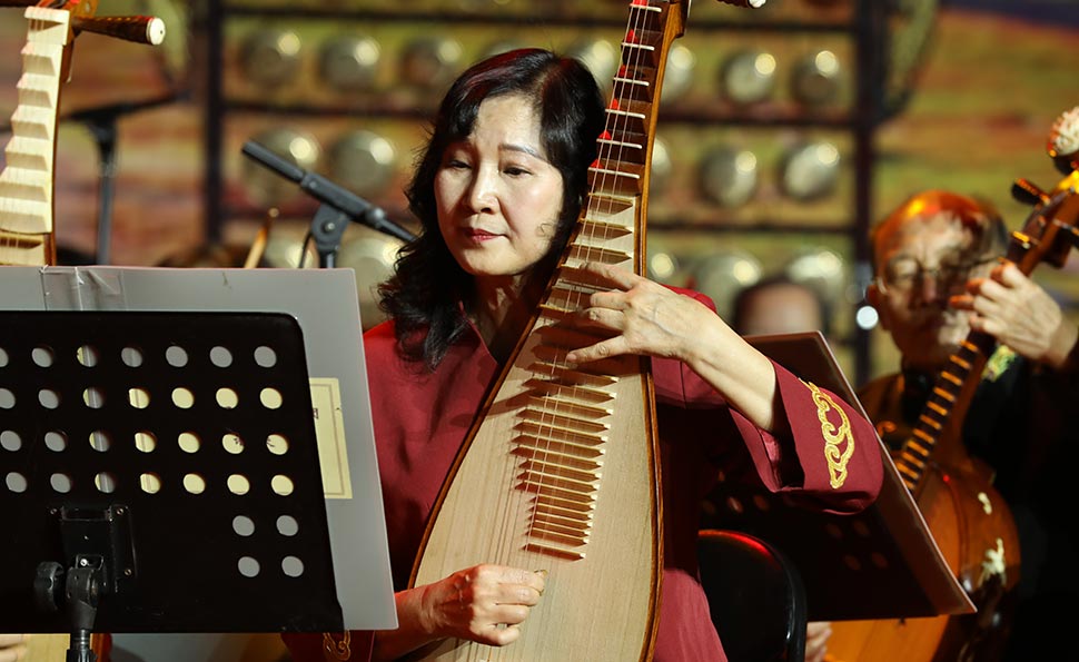 乡村振兴民族管弦乐团合奏《丰收锣鼓》